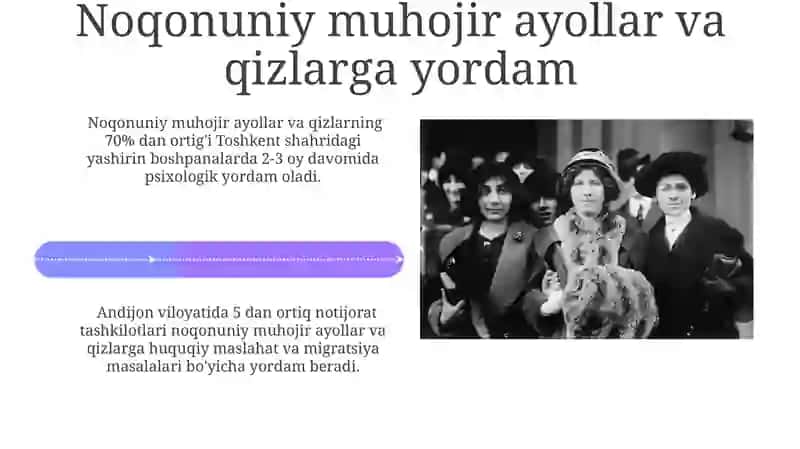 Ayollar va Qizlarga Ijtimoiy Xizmatlar Ko'rsatish Tartibi 4