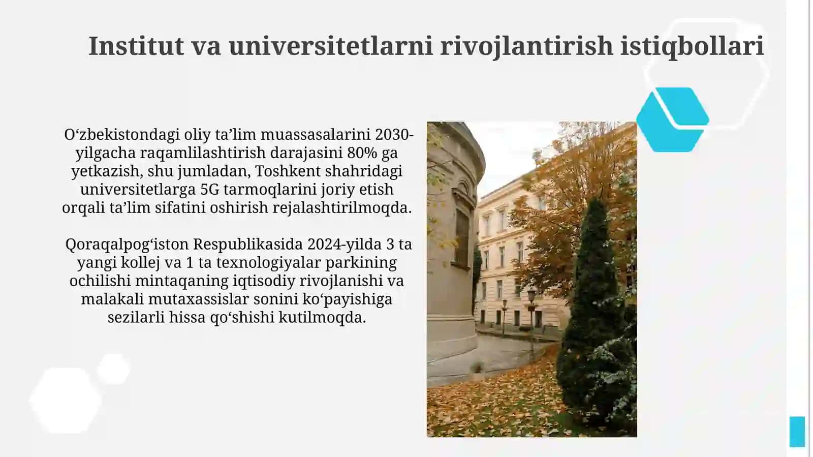 Institut va Universitetlar haqida umumiy ma'lumot 4