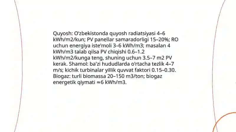 O’zbekiston sharoitda sho’r suvlarni chuchuklashtirish g’oyasini yaratish 4