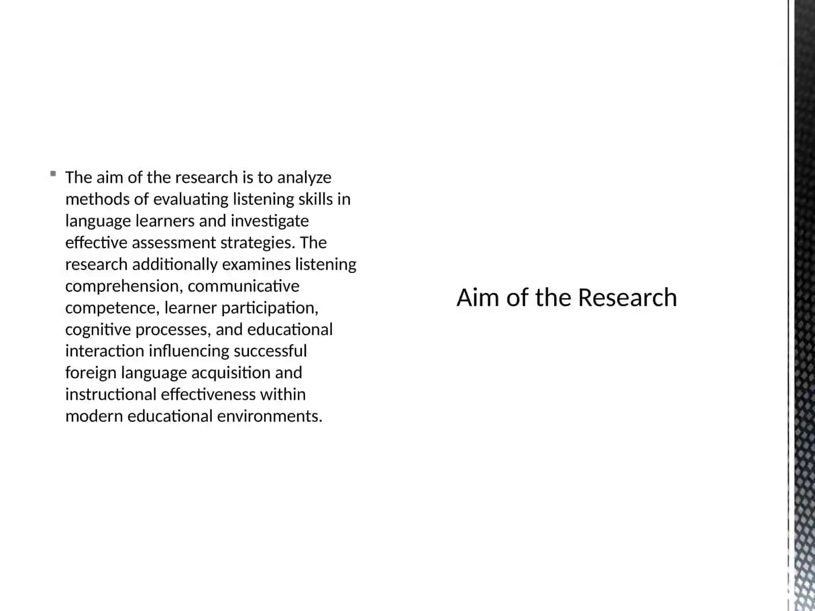 Evaluating Listening Skills in Language Learners 4