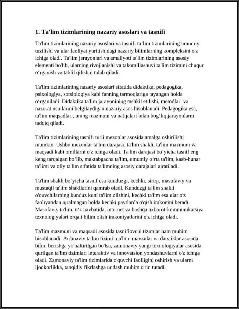 TA'LIM TIZIMLARI VA TA'LIM SIFATINI TADQIQ QILISHNING METODOLOGIK ASOSLARI 4