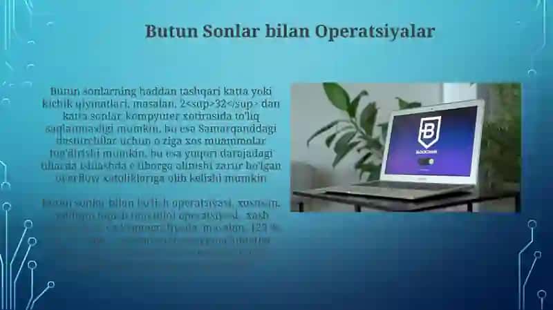 Kompyuterda axborotlarni qayta ishlashning arifmetik asoslari 4