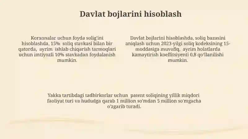 Soliqlar va majburiy tulovlarning hisobi 4