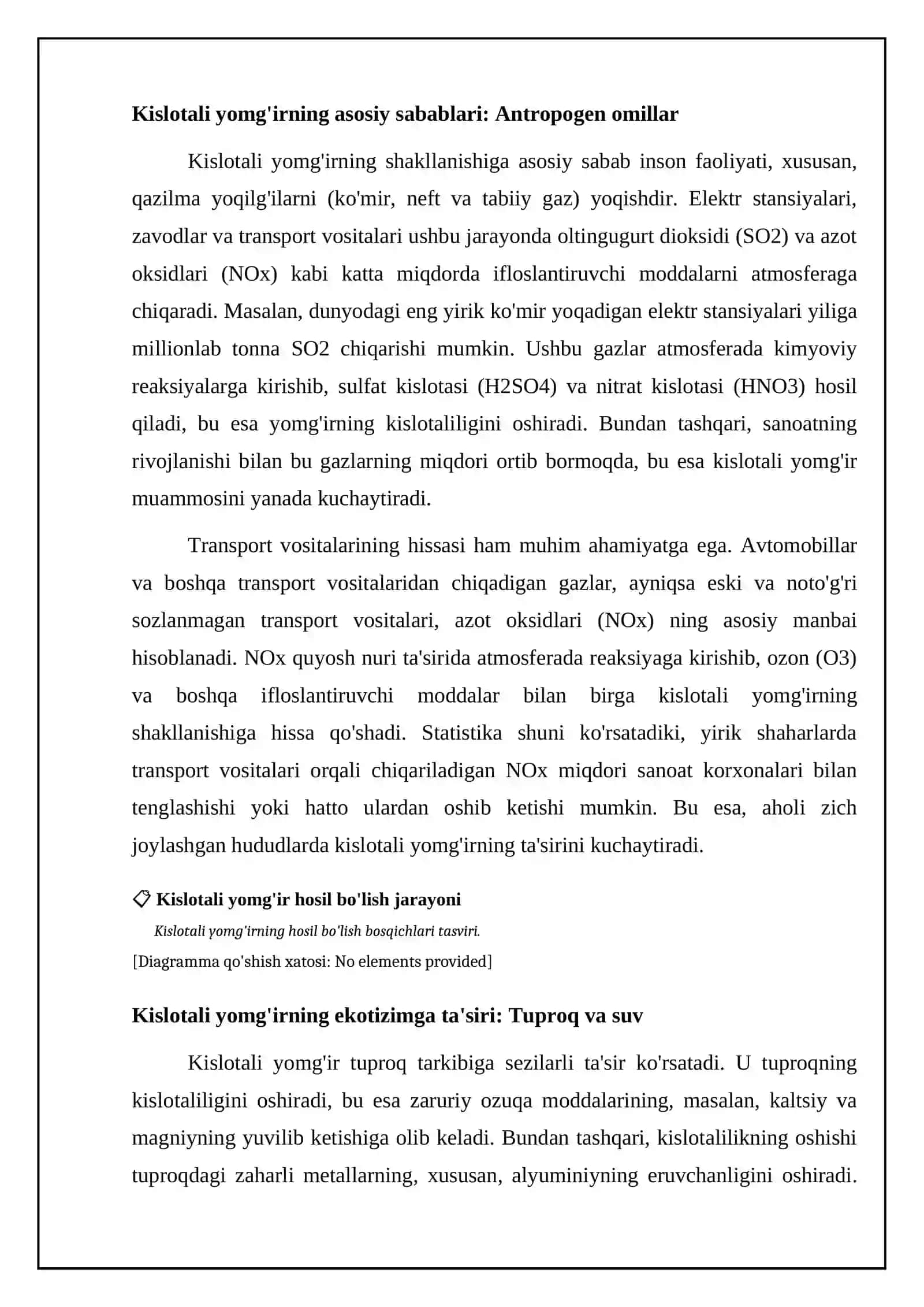 Kislotali yomg'ir: Ta'rifi, Sabablari va Ta'sirlari 4
