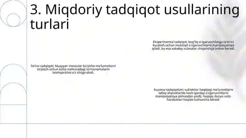 Tadqiqot Metodlarini Tanlash Va QoʻLlash YoʻLlari 4