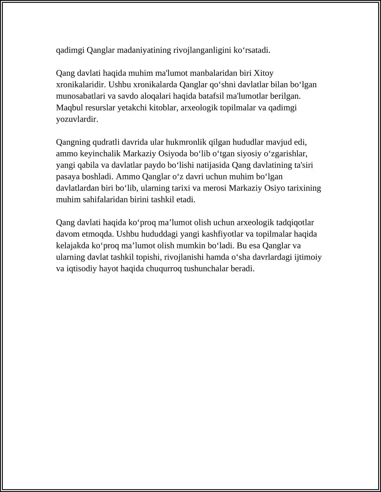 QANG DOVON KUSHON DAVLATLARI TARXIY GEOGRAFYASI 4