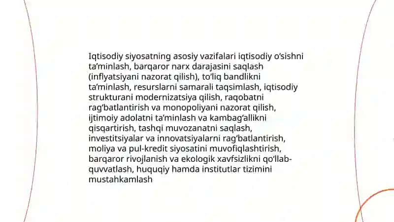 Iqtisodiy siyosatning predmeti va vazifalari 4