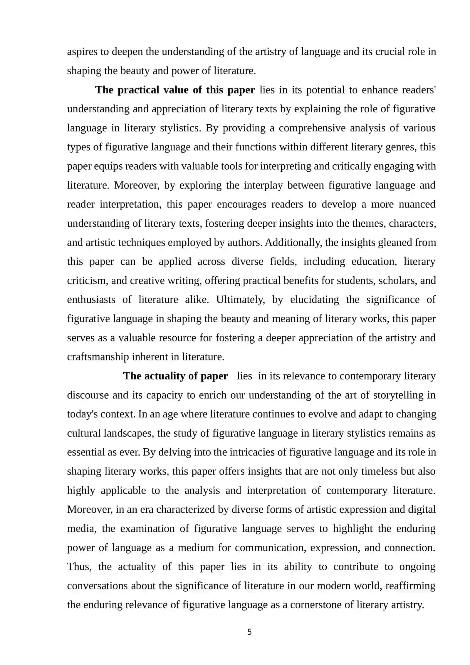 CHAPTER 1: UNDERSTANDING OF FIGURATIVE LANGUAGE 4