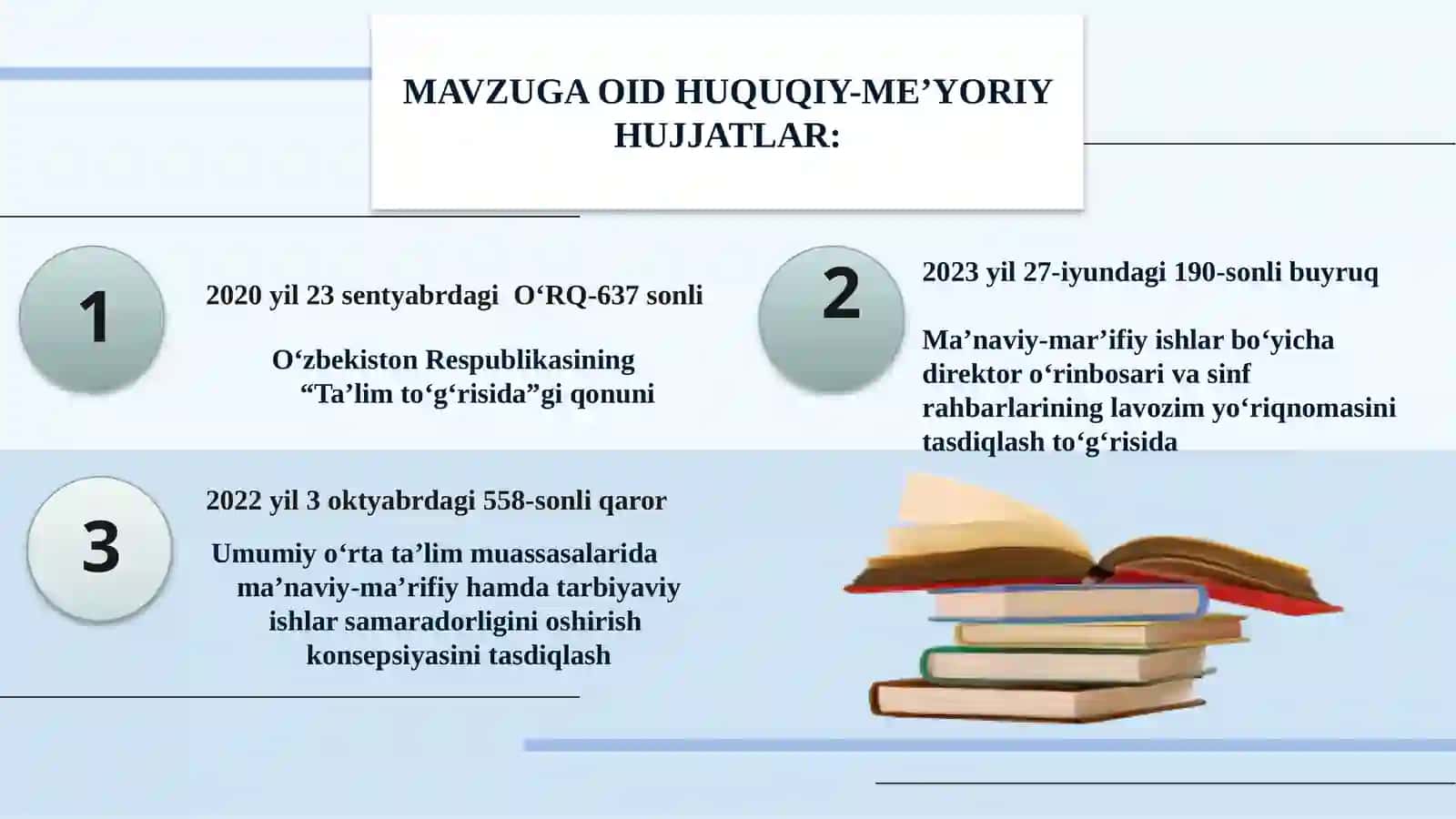 MAKTABDA MA’NAVIY-MA’RIFIY ISHLAR BO‘YICHA DIREKTOR O‘RINBOSARINING FAOLIYATI SAMARADORLIGINI OSHIRISH 4