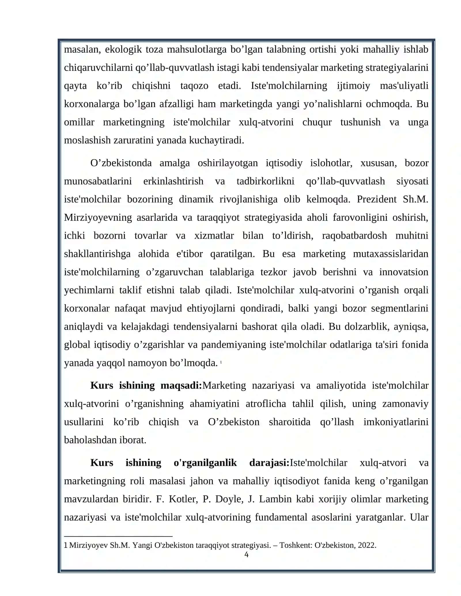Iste’molchilar xulq-atvorini o’rganishda marketingning ro’li 4
