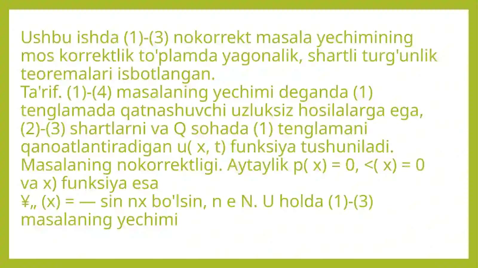 UCHINCHI VA TO’RTINCHI TARTIBLI TENGLAMALAR 4