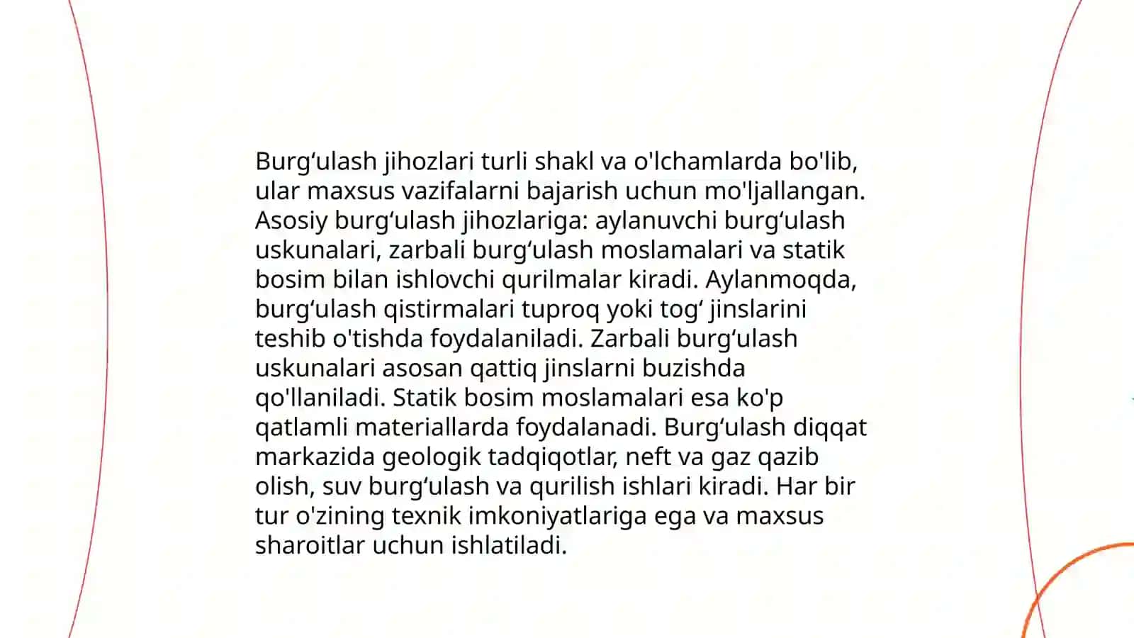 Neft va Gaz quduqlarini burgʻulash asoslari 4