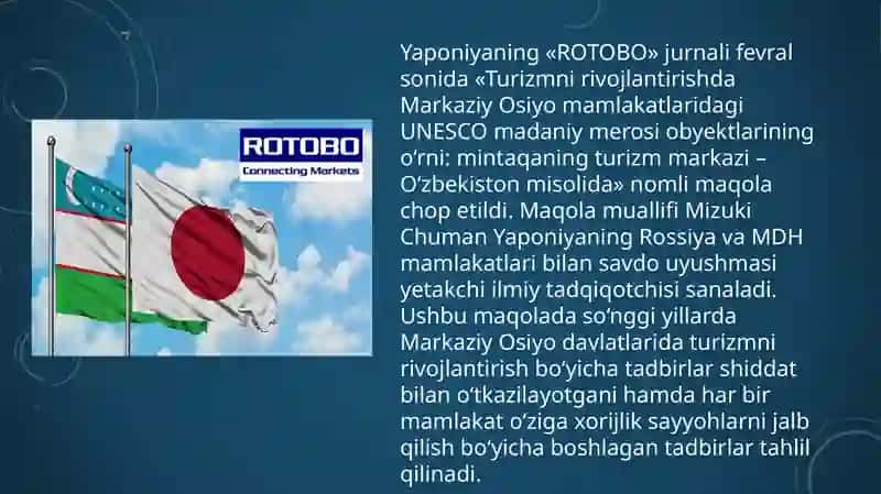 Markaziy Osiyo turizmi imkoniyatlarini tahlil qilish usullari 4