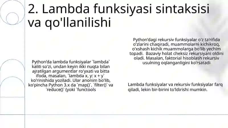 Rekursiv funksiyalar, Lambda funksiyasi 4
