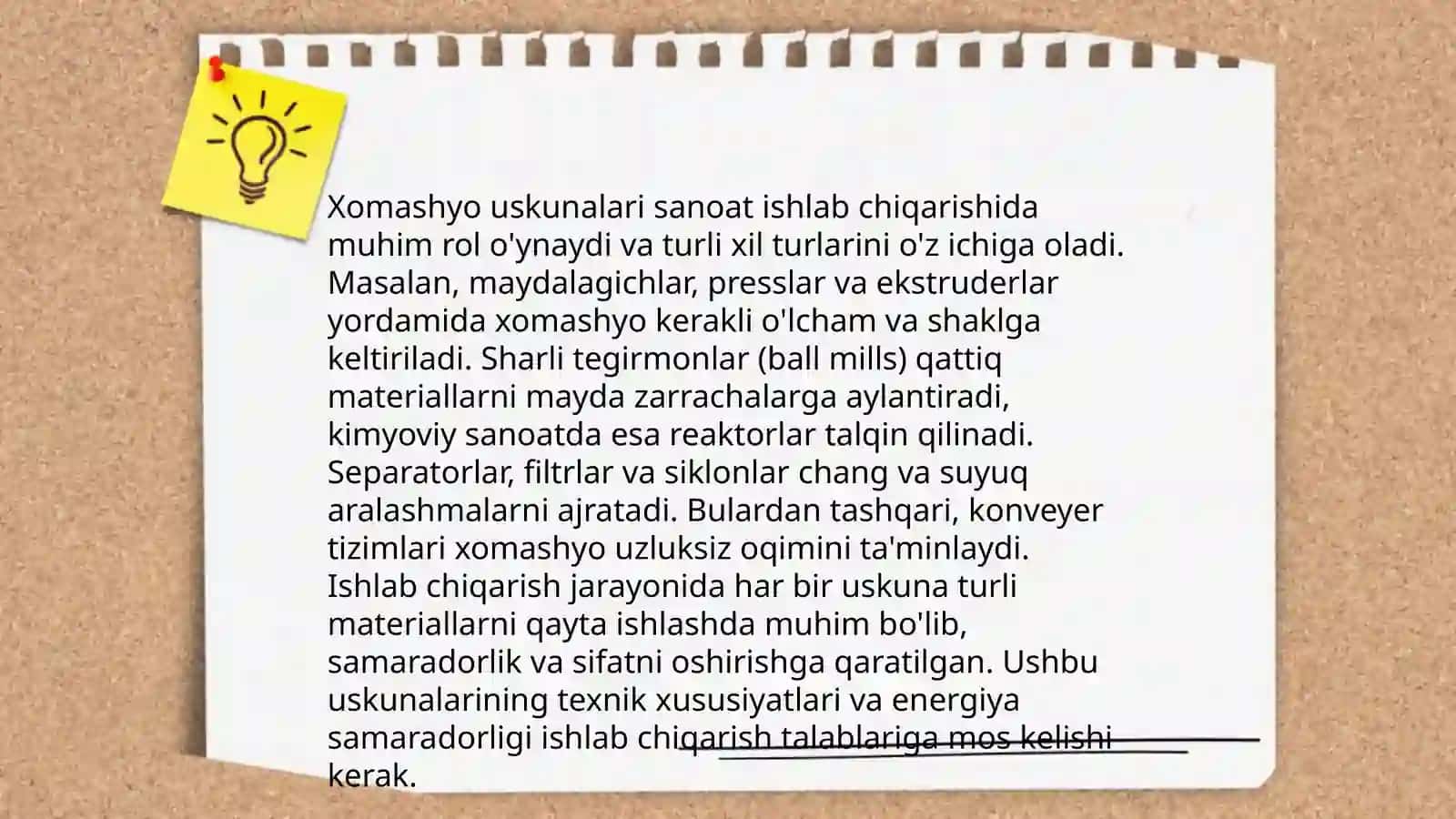 Yorma ishlab chiqarish korxonasi tayyorlov boʻlimi 4