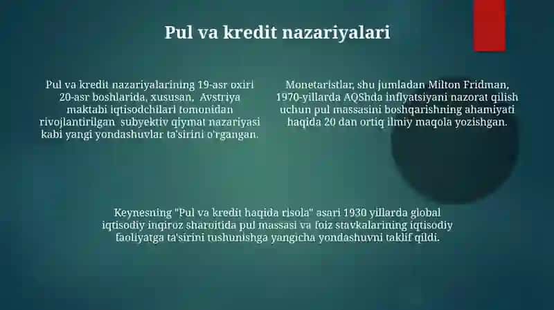 Buyuk iqtisodchi olimlar taʼlimot va tadqiqotlarini oʻrganish 4