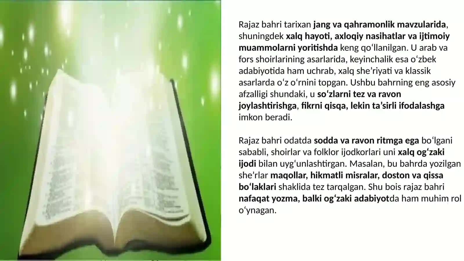 RAJAZBAHRI VA VAZNLARI 4