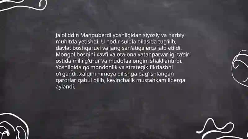 Jaloliddin Manguberdi vatan himoyachisi 4