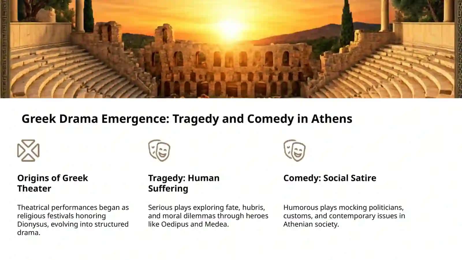 Ancient Epic, Lyric, and Drama 4