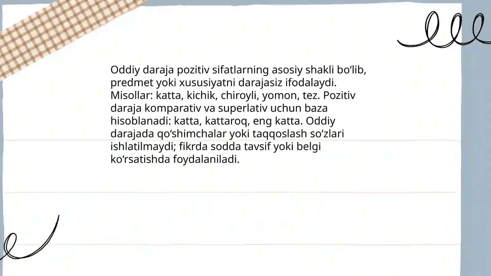 Sifat darajalari 4