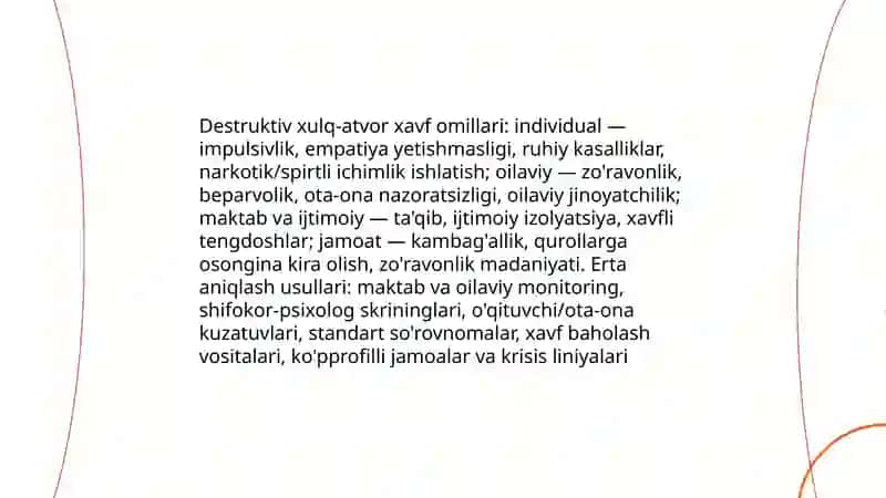 Destruktiv xulq atvor psixoprofilaktikasi 4