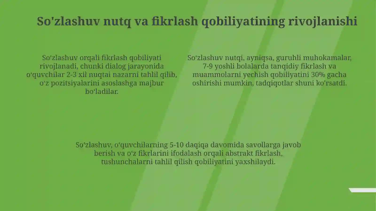 Yozma nutqning darsjaroyonidagiurni 4