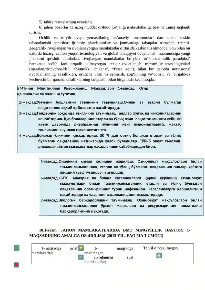 Global iqtisodiyotda oziq-ovqat xavfsizligi 4