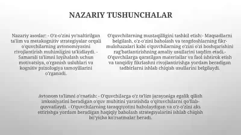 Talabalarning Mustaqil Ishlarini Tashkil Etish 4