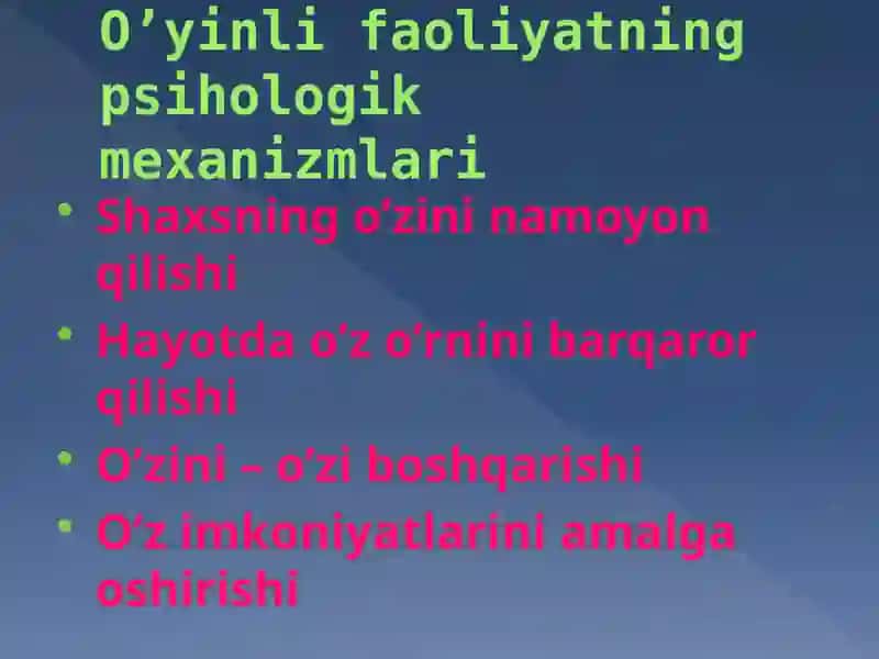 O’yinli texnologiyalar va ularning funktsiyalari 4