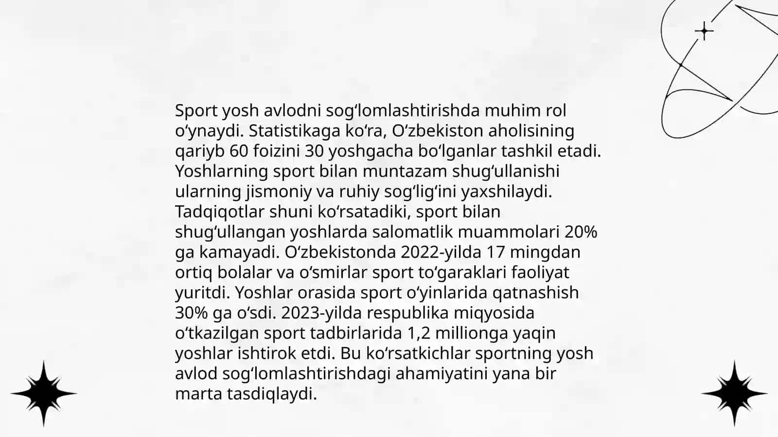 Sport mahoratini oshirish maqsad va vazifalari 4