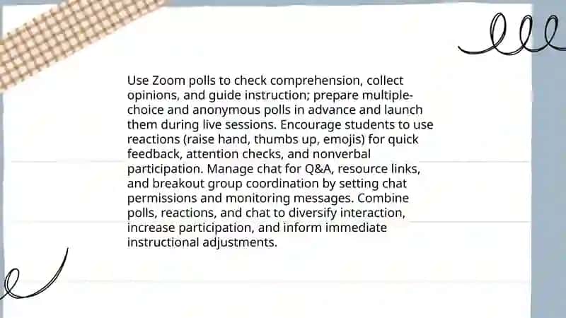 Distance learning - Zoom app 4