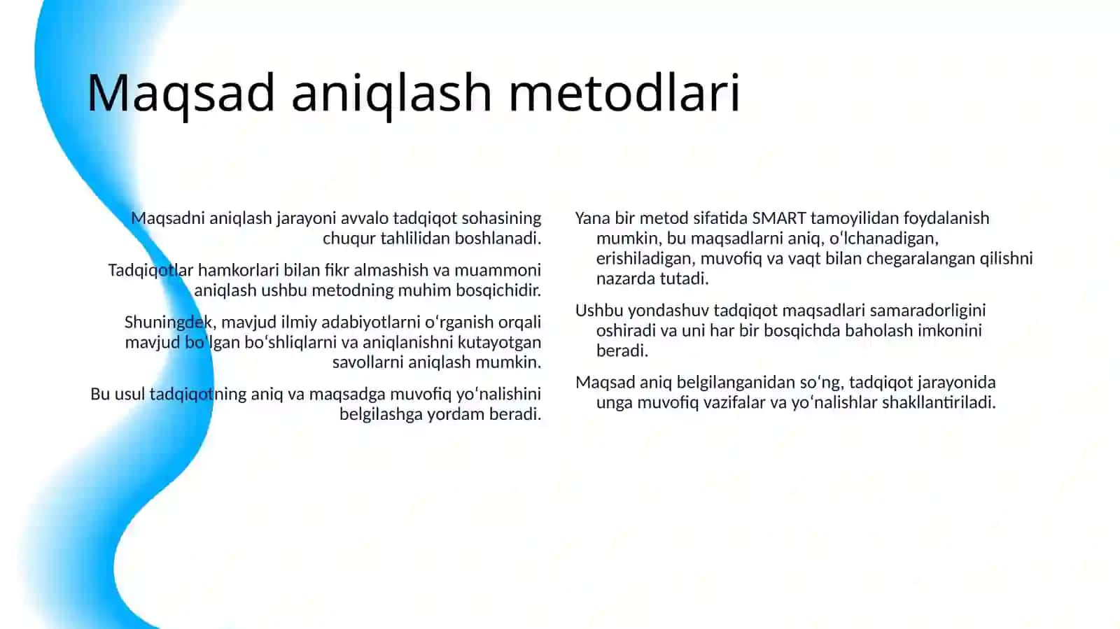 ILMIY TADQIQOT ISHINING MAQSADI VA VAZIFALARI 4