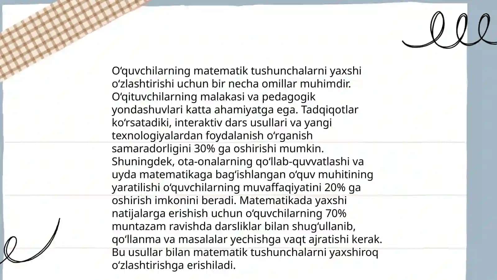 Kichik guruhlarda ishlashning afzalliklari 4