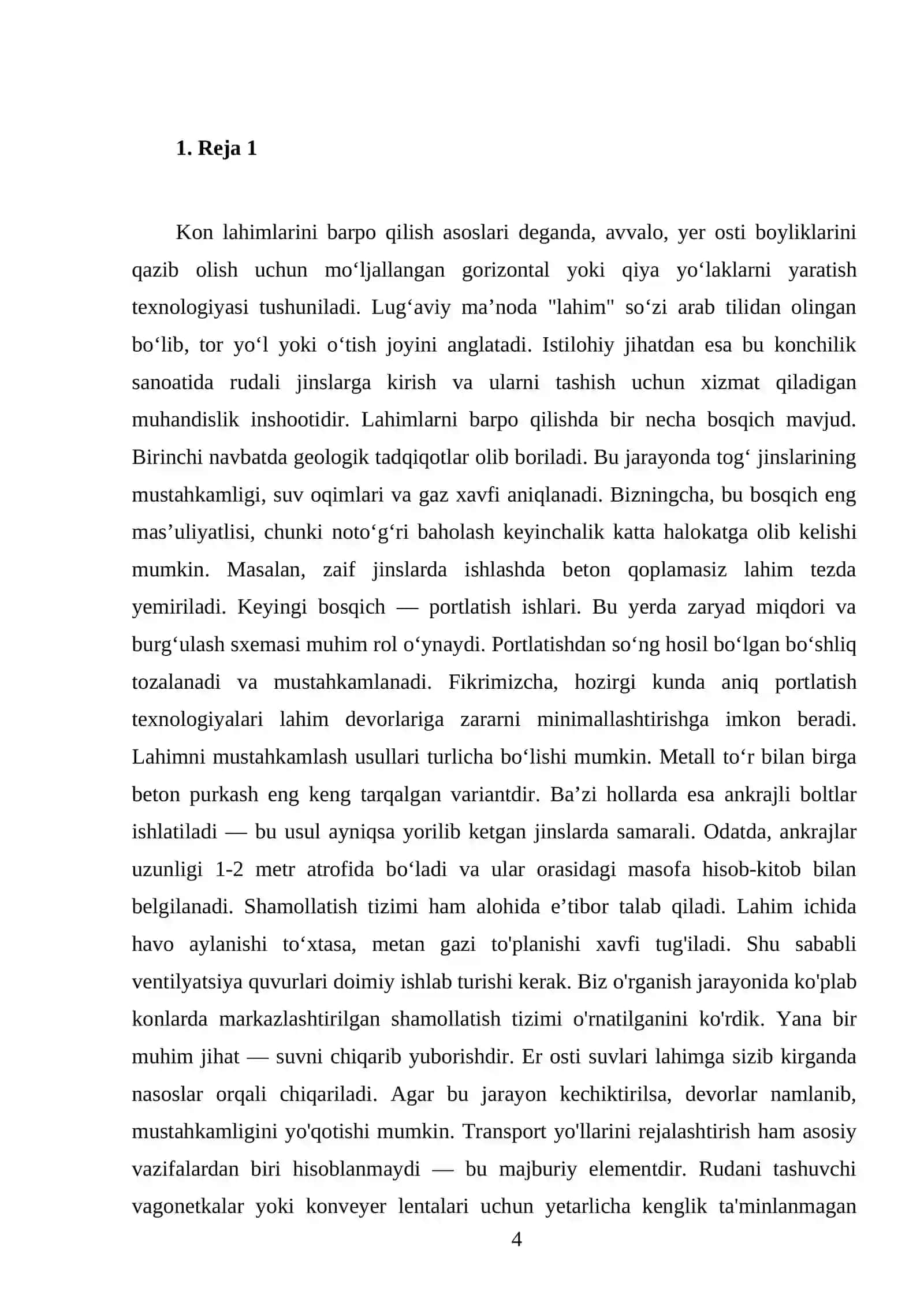 Kon lahimlarini barрo qilish asoslari 4
