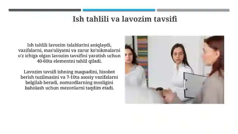 Kadrlarni tanlash va boshqarish psixologiyasi 4