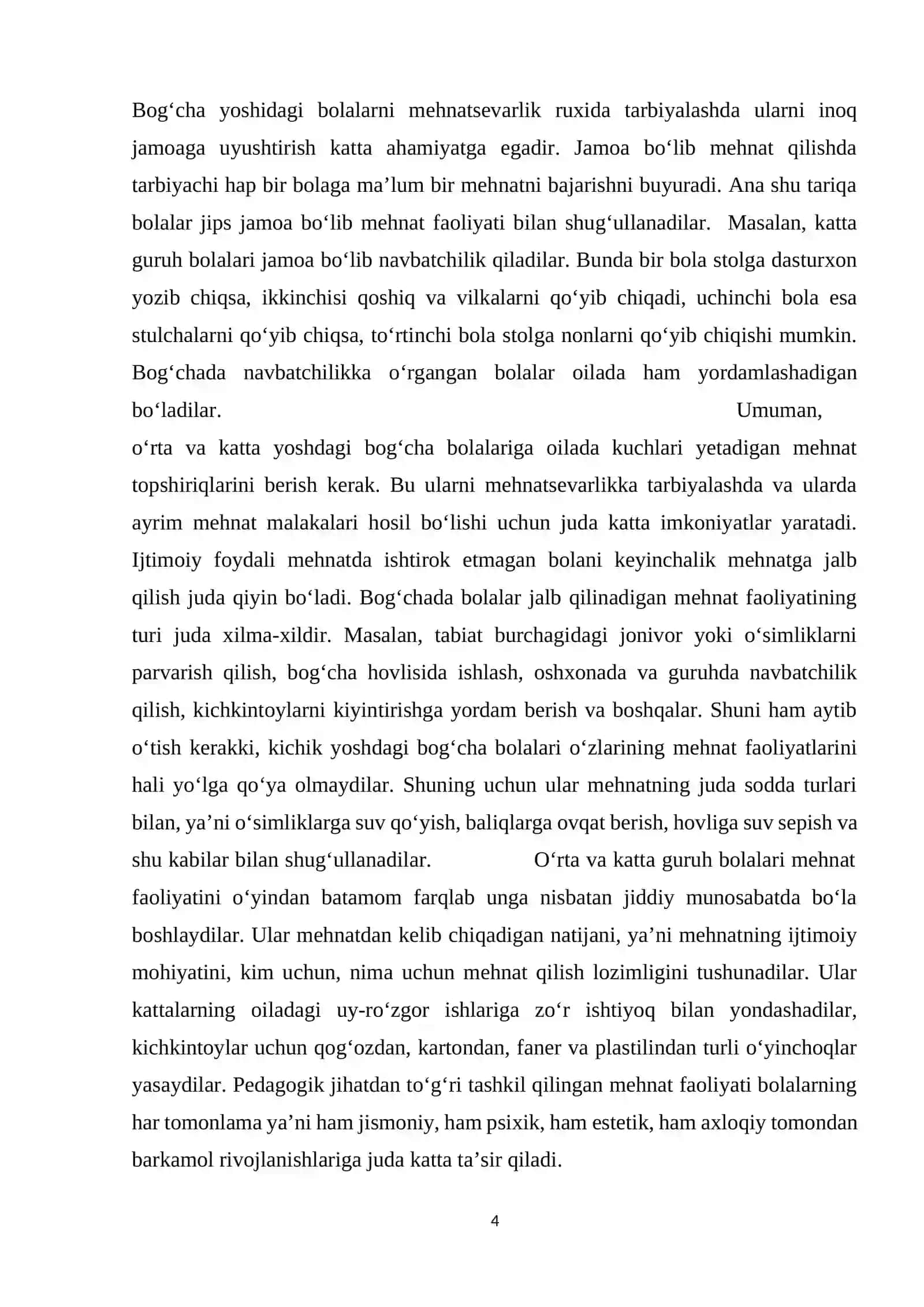 MEHNAT TARBIYASINING MAZMUNI 4