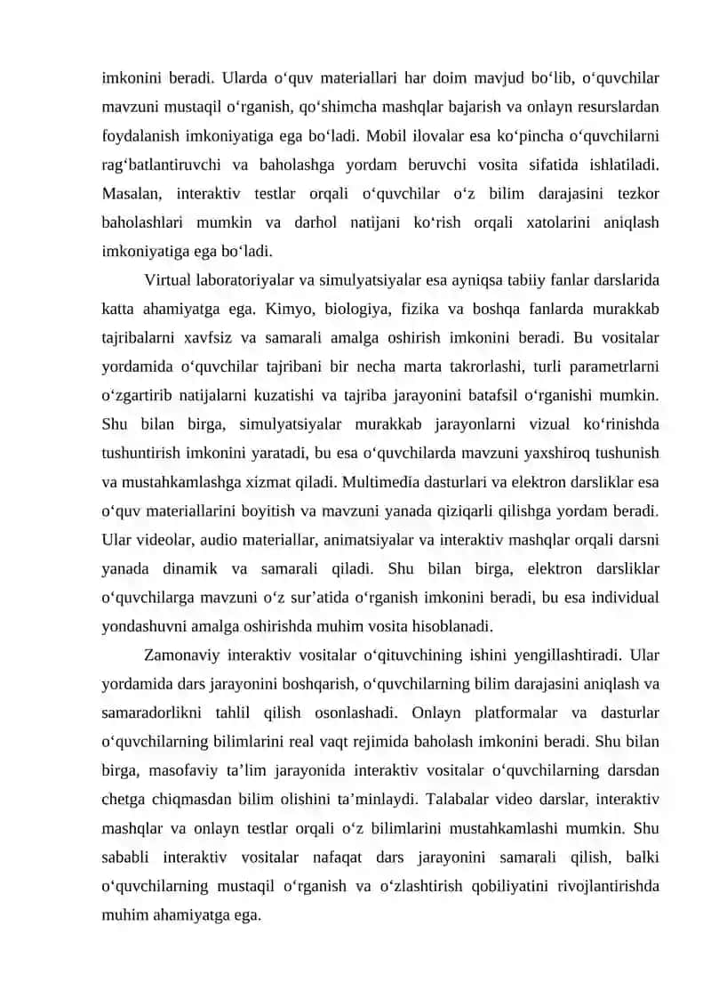 Zamonaviy interaktiv texnologiyalar va ulardan samarali foydalanish 4