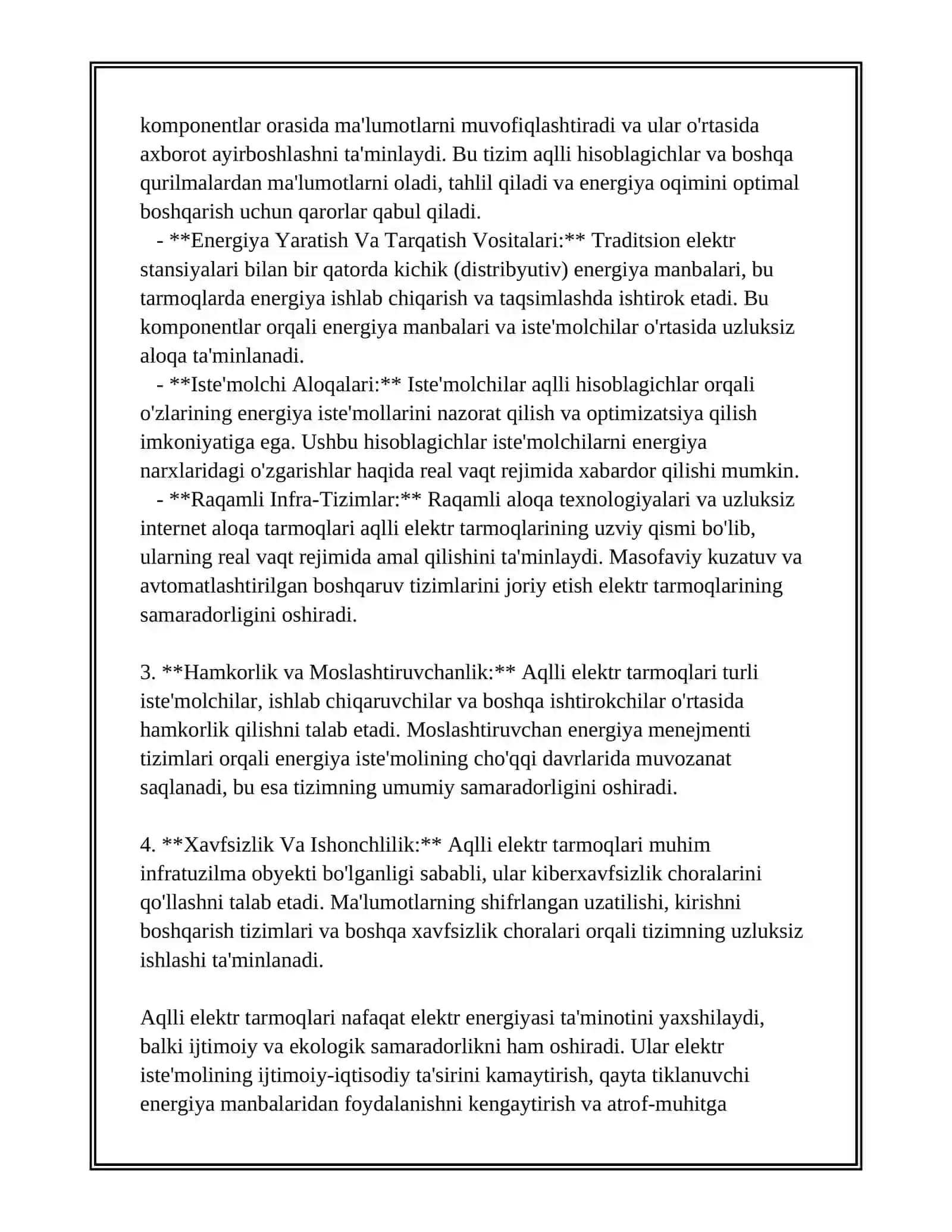 SMART GRID -AQLLI ELEKTR TARMOQLARI 4