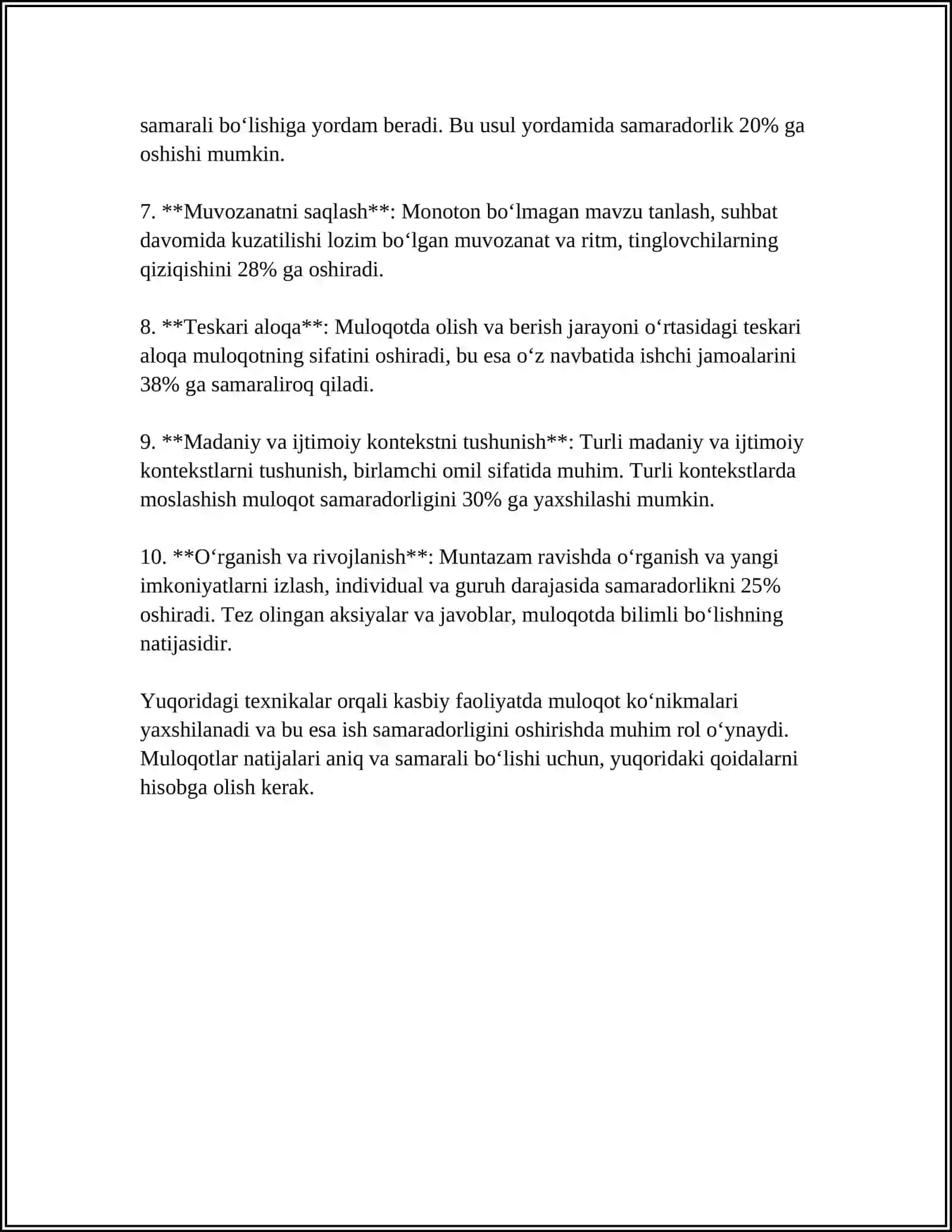 KASBIY FAOLIYATDA SAMARALI MULOQOT 4