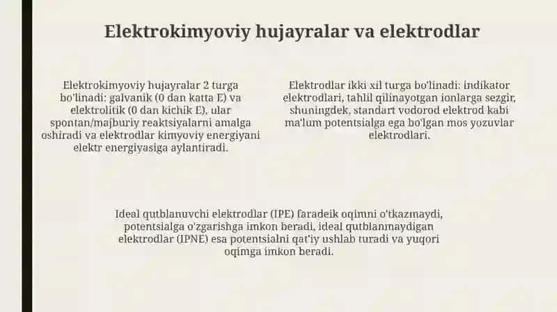 Elektrokimyoviy Analiz 4