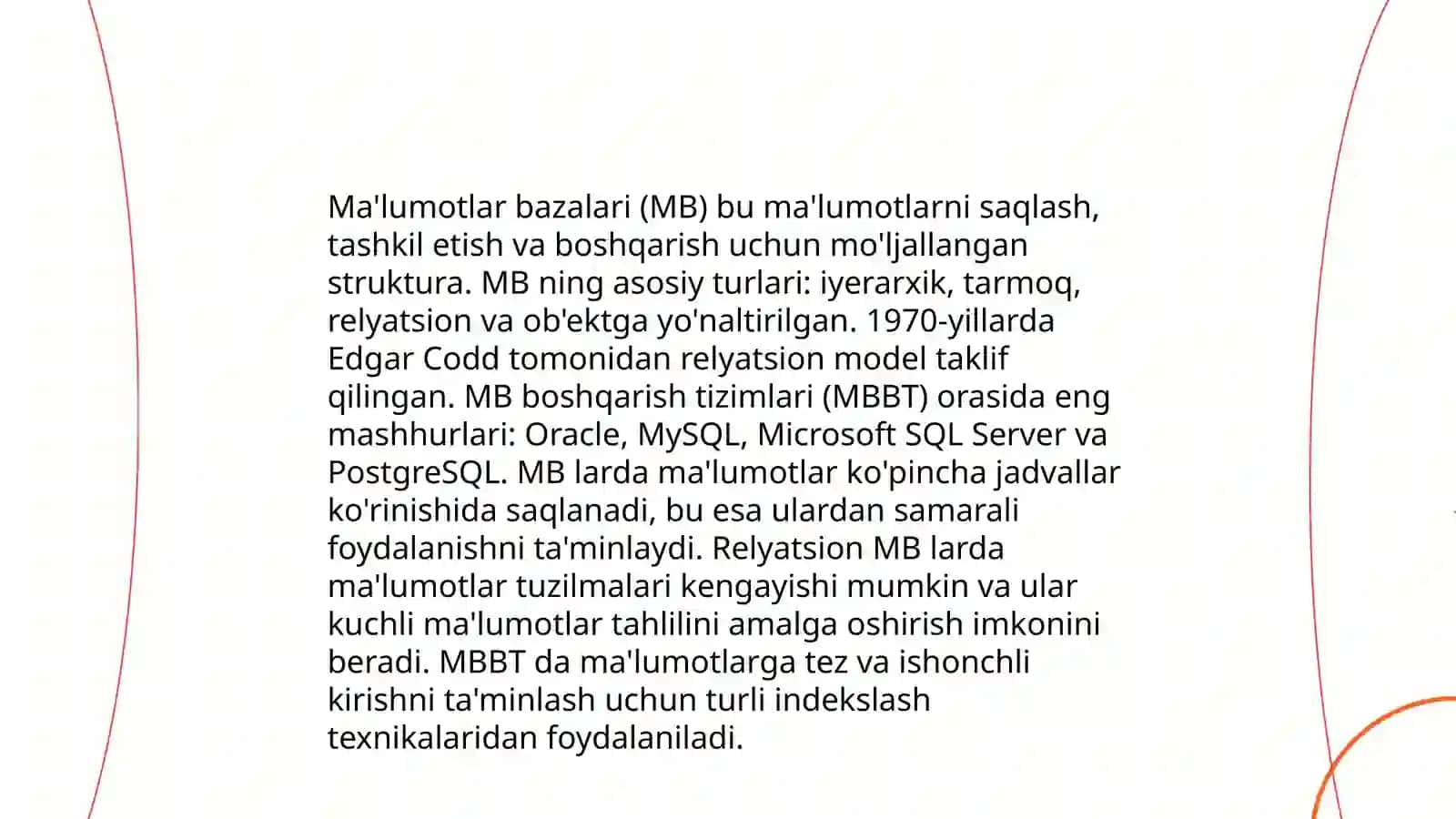 Geografik maʼlumotlar va uning Gat maʼlumotlar bazalarida ifodalanishi 4