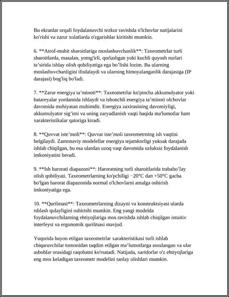 TAXEOMETRLAR XARAKTERISTIKASI 4