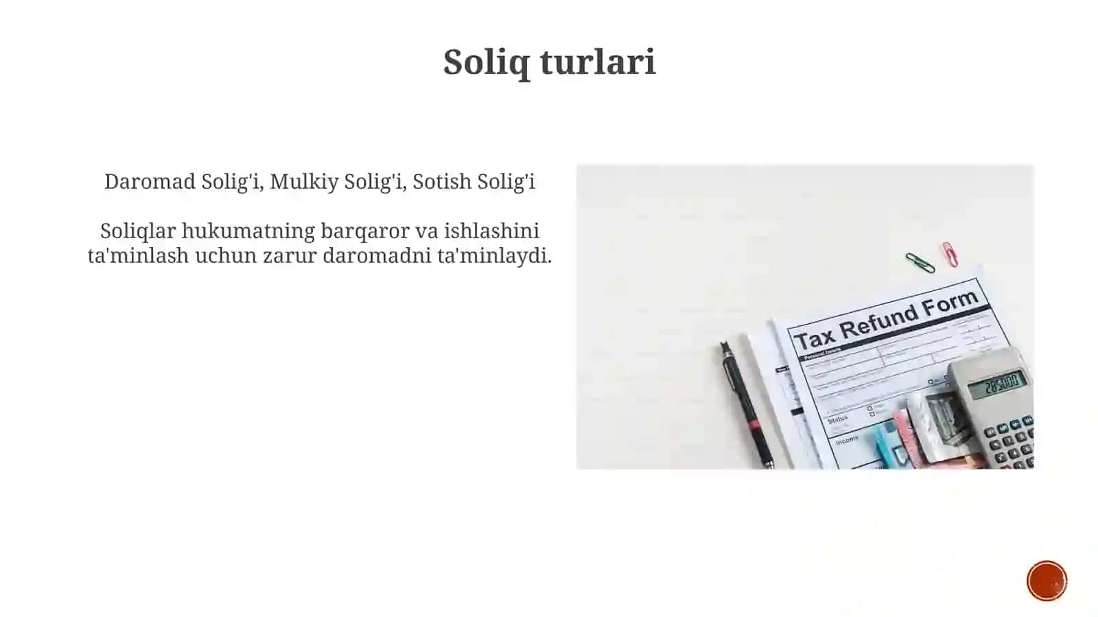 Davlat byudjetida daromadlarinishakllantirishdasoliqlarningtutgano'rnivaahamiyati 4