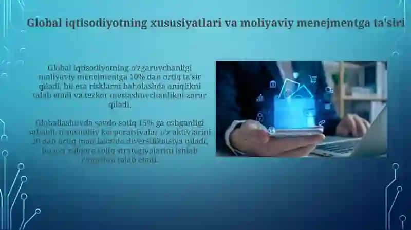 Moliyaviy menejmentning mohiyati va global iqtisodiyotning ta'siri 4