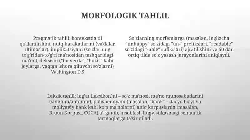 Leksik,semantik, semik tahlil qilish asoslari 4