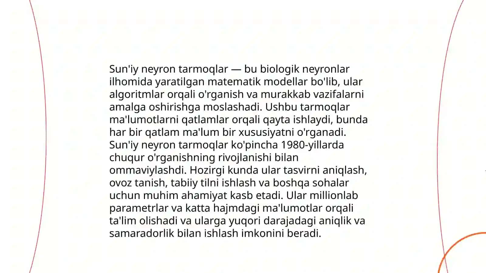 Neyro kompyuterlar arxitekturasi 4