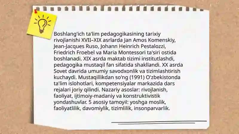 Boshlang'ich ta'lim pedagogikasi fan sifatida. Pedagogikaning ilmiy-tadqiqot metodlari 4