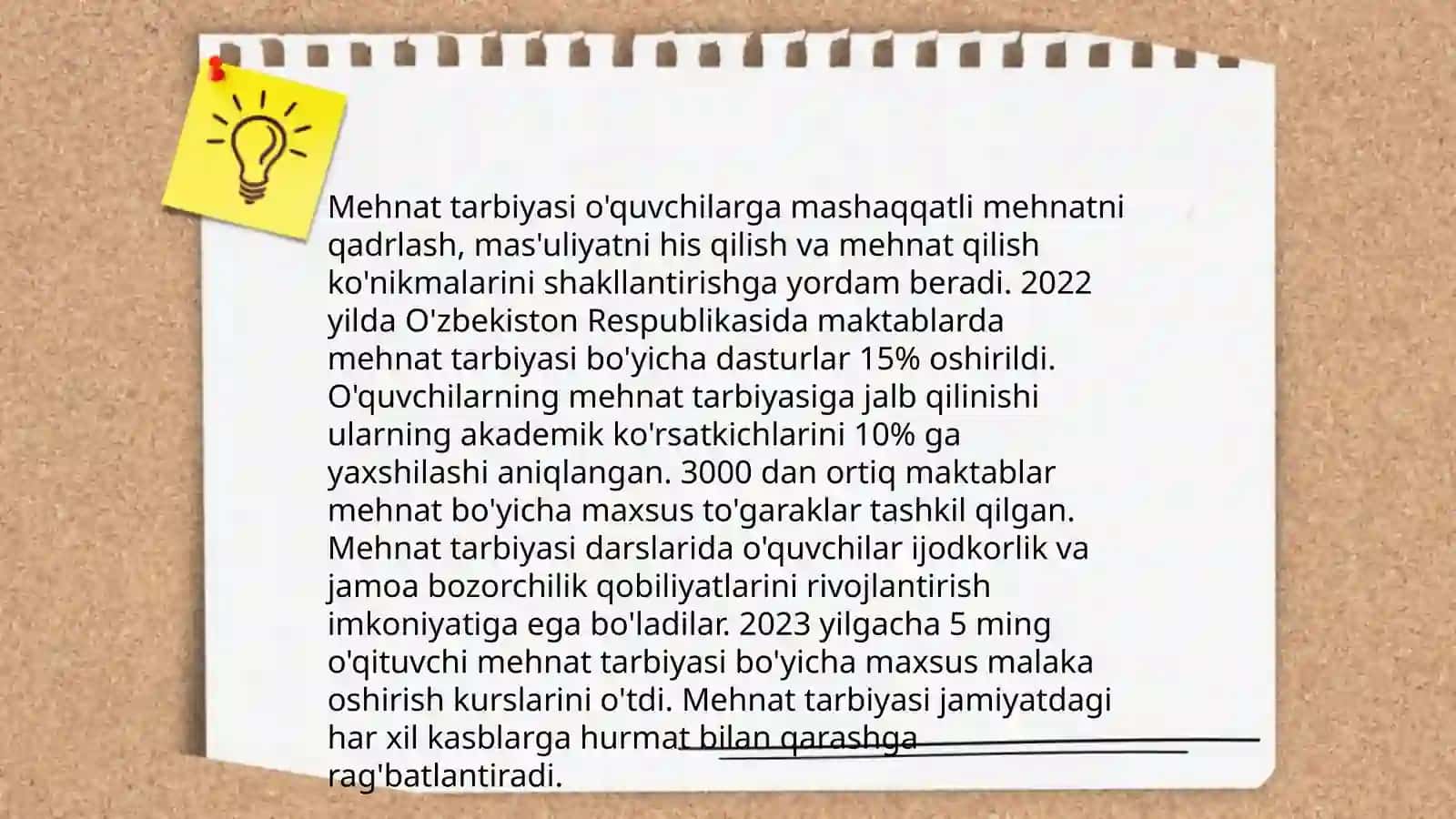 Òquvchilarning mehnat kònikmasini shakllantirish 4