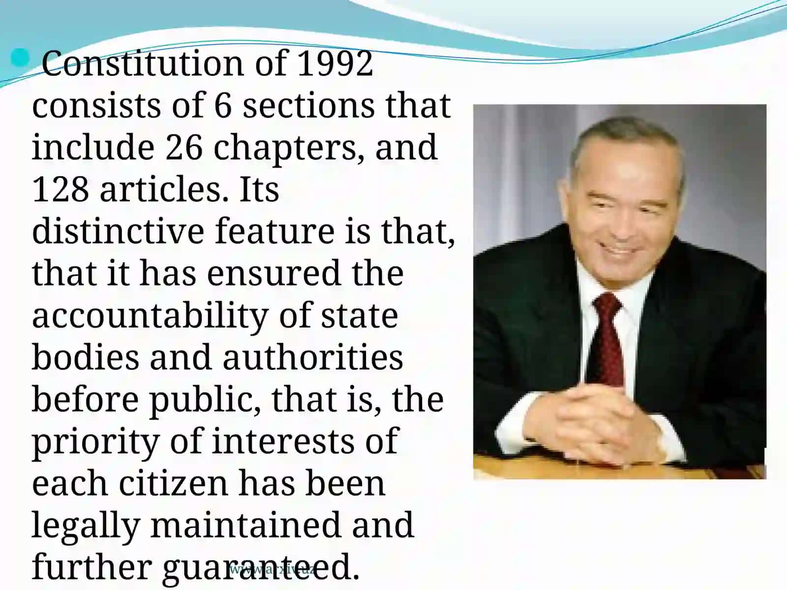 Constitution of the Republic of Uzbekistan 4