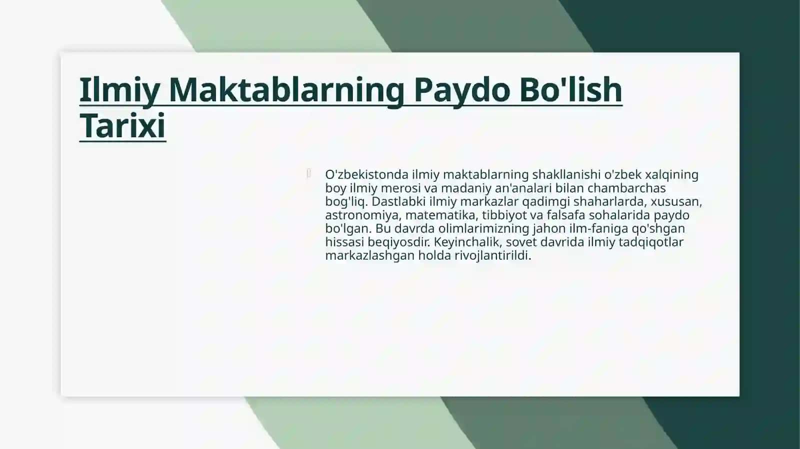 O'zbekiston tabiatini oʻrganishga qo'shgan hissasi 4